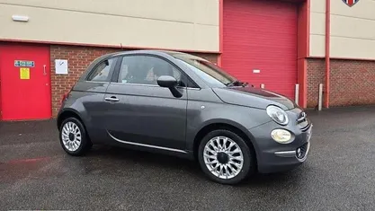 Used Fiat 500 Lounge 69 HP (50 kW) 2018 Grey Hatchback