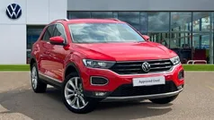 Flash red Used 2021 VW T-Roc SEL SUV | £19,497 (Fair price)