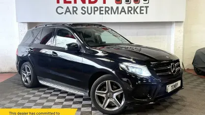 Used Mercedes GLE350 AMG line 258 HP (189 kW) 2017 Black SUV
