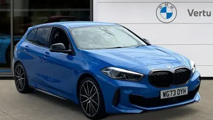 Used BMW M135 Comfort Edition 306 HP (225 kW) 2024 Blue Hatchback