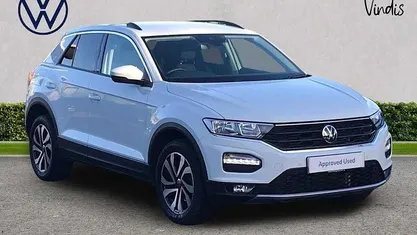 White Used 2021 VW T-Roc Active SUV | £19,352 (Fair price)