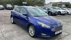 Blue Used 2017 Ford Focus Zetec Hatchback | £5,695 (Good price)