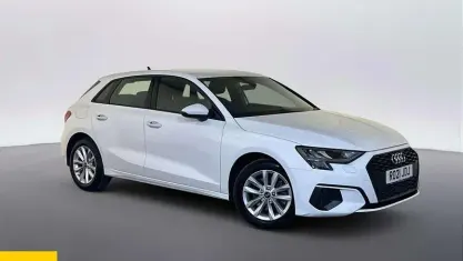 Used Audi A3 Sportback 150 HP (110 kW) 2021 White Hatchback