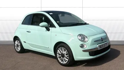 Used Fiat 500 Lounge 69 HP (50 kW) 2015 Green Hatchback