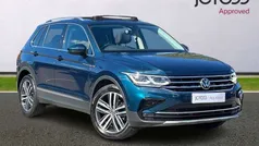 Blue Used 2021 VW Tiguan Elegance SUV | £25,250 (Fair price)