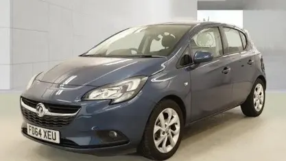 Used Vauxhall Corsa Excite 101 HP (74 kW) 2015 Blue Hatchback