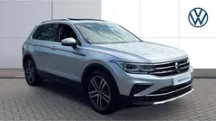 Silver Used 2021 VW Tiguan Elegance SUV | £20,274 (Fair price)