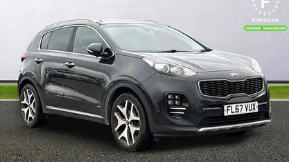Used Kia Sportage GT-Line 136 HP (100 kW) 2017 Black SUV