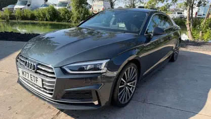 Used Audi A5 S-Line 190 HP (139 kW) 2018 Grey Coupe