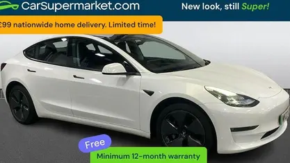 Used Tesla Model 3 Long Range AWD 366 kW (498 HP) 2022 White Sedan