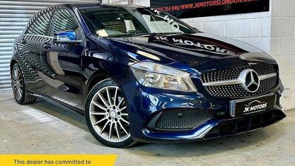 Begagnad Mercedes A180 AMG line 122 HK (89 kW) 2018 Halvkombi