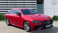 Red Used 2023 Mercedes CLA220 Shooting Brake AMG Line Premium Estate | £29,421 (Expensive)
