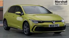 Yellow Used 2021 VW Golf VIII R-line Hatchback | £18,348 (Fair price)
