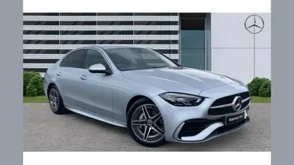 Used Mercedes C200 AMG line 204 HP (150 kW) 2025 Silver Sedan