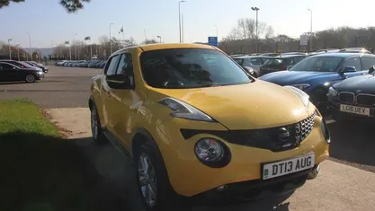 Used Nissan Juke Acenta Premium 116 HP (85 kW) 2014 Yellow SUV