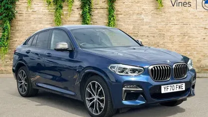Used BMW X4 Shadowline 326 HP (239 kW) 2020 Blue SUV