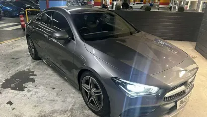 Used Mercedes CLA220 AMG line 190 HP (139 kW) 2019 Grey Coupe