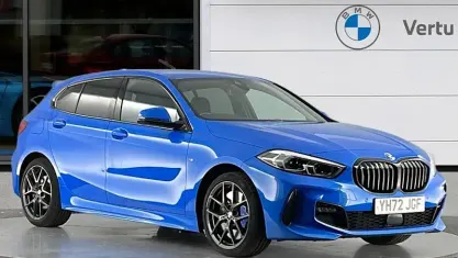 Used BMW 118 M Sport 136 HP (100 kW) 2022 Blue Hatchback