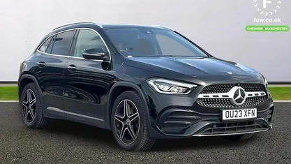 Begagnad Mercedes GLA200 AMG Line Premium 163 HK (119 kW) 2022 Svart SUV