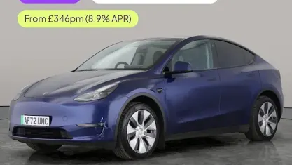 Used Tesla Model Y Long Range AWD 378 kW (514 HP) 2022 Blue SUV