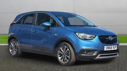 Used Vauxhall Crossland X Elite 82 HP (60 kW) 2018 Blue SUV
