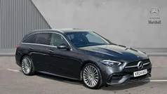 Grey Used 2024 Mercedes C300e AMG Line Premium Estate | £34,980 (Fair price)