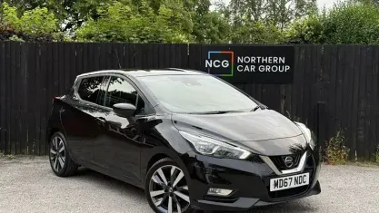 Used Nissan Micra Tekna 90 HP (66 kW) 2018 Black Hatchback