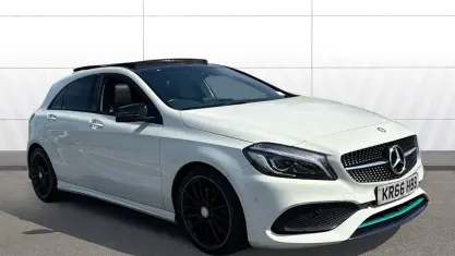 Used Mercedes A220 Premium 177 HP (130 kW) 2016 White Hatchback