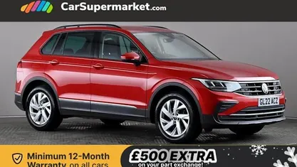 Red Used 2022 VW Tiguan Life SUV | £18,197 (Fair price)