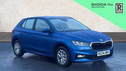 Race blue metallic Used 2024 Skoda Fabia Comfort Hatchback | £16,960 (Fair price)