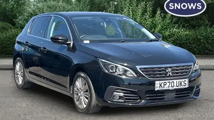 Used Peugeot 308 Allure Premium 131 HP (96 kW) 2021 Black Hatchback