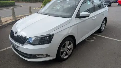 Used Skoda Fabia SE L 90 HP (66 kW) 2015 White Estate