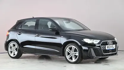 Used Audi A1 Sportback S-Line 110 HP (80 kW) 2021 Black Hatchback