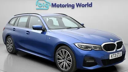 Used BMW 330e M Sport 292 HP (214 kW) 2021 Blue Estate