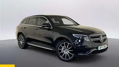 Used Mercedes EQC400 AMG line 300 kW (408 HP) 2022 Black SUV