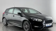 Black Used 2017 Ford Focus ST-Line Hatchback | £9,950 (Fair price)