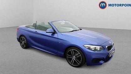 Used BMW 218 M Sport 136 HP (100 kW) 2020 Blue Cabriolet