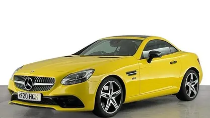 Yellow Used 2020 Mercedes SLC200 Edition Cabriolet | £20,120 (Fair price)