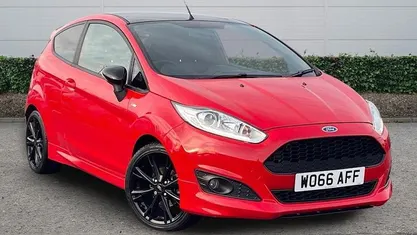 Red Used 2017 Ford Fiesta ST-Line Hatchback | £8,612 (Fair price)