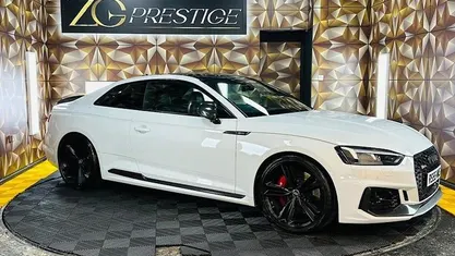 Used Audi RS5 Comfort 450 HP (330 kW) 2018 White Coupe