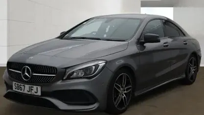 Used Mercedes CLA220 AMG line 177 HP (130 kW) 2017 Grey Coupe