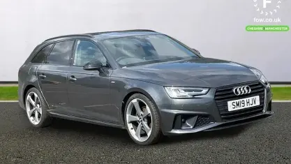 Used Audi A4 Black Edition 150 HP (110 kW) 2019 Grey Estate