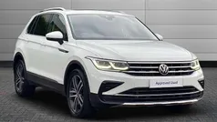 White Used 2021 VW Tiguan Elegance SUV | £25,895 (Fair price)