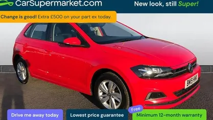 Used VW Polo SE 65 HP (47 kW) 2019 Red Hatchback