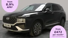 Black Used 2022 Hyundai Santa Fe Ultimate SUV | £31,263 (Fair price)