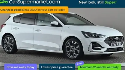 Used Ford Focus ST-Line 125 HP (91 kW) 2023 White Hatchback