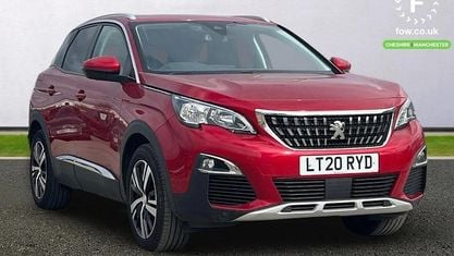 Begagnad Peugeot 3008 Allure 131 HK (96 kW) 2020 Röd SUV