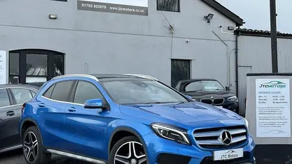 Used Mercedes GLA200 AMG line 156 HP (114 kW) 2016 Blue SUV