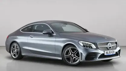 Used Mercedes C200 AMG line 184 HP (135 kW) 2019 Grey Coupe