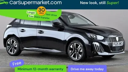 Begagnad Peugeot 208 Allure 101 HK (74 kW) 2025 Svart Halvkombi